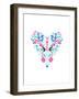 Folk Heart-Moha London-Framed Giclee Print