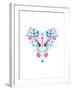 Folk Heart-Moha London-Framed Giclee Print