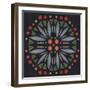 Folk Mandala III-Emma Scarvey-Framed Art Print