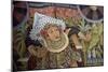 Folk Painting of Male Dancer, Bali, Indonesia-null-Mounted Giclee Print