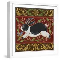 Folk Rabbit I-Vision Studio-Framed Art Print