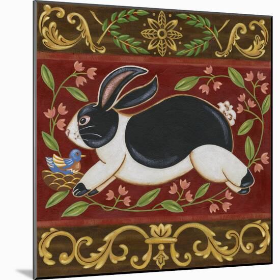 Folk Rabbit I-Vision Studio-Mounted Art Print