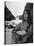 Folk Singer Joan Baez on the Beach with Guitar Near Her Home-Ralph Crane-Stretched Canvas