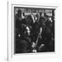 Folk Singer Woody Guthrie Playing Guitar for Group of Children-Eric Schaal-Framed Premium Photographic Print