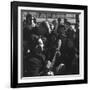 Folk Singer Woody Guthrie Playing Guitar for Group of Children-Eric Schaal-Framed Premium Photographic Print