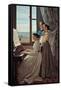 Folk Song-Silvestro Lega-Framed Stretched Canvas