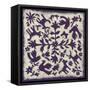 Folk Story in Purple-Chariklia Zarris-Framed Stretched Canvas