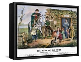 Folk Tradition, 1870-Currier & Ives-Framed Stretched Canvas