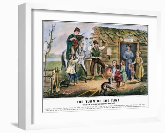 Folk Tradition, 1870-Currier & Ives-Framed Giclee Print