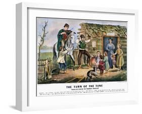 Folk Tradition, 1870-Currier & Ives-Framed Giclee Print