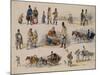 Folk Types of Russia, 1845-Karl Ivanovich Kolmann-Mounted Giclee Print