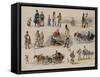 Folk Types of Russia, 1845-Karl Ivanovich Kolmann-Framed Stretched Canvas