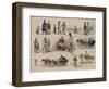 Folk Types of Russia, 1845-Karl Ivanovich Kolmann-Framed Giclee Print