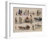 Folk Types of Russia, 1845-Karl Ivanovich Kolmann-Framed Giclee Print