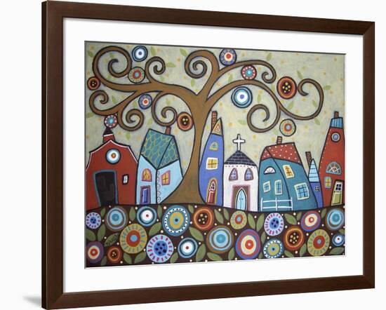 Folk Village-Karla Gerard-Framed Giclee Print