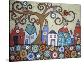 Folk Village-Karla Gerard-Stretched Canvas