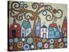 Folk Village-Karla Gerard-Stretched Canvas