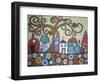 Folk Village-Karla Gerard-Framed Premium Giclee Print