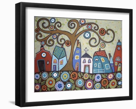 Folk Village-Karla Gerard-Framed Giclee Print