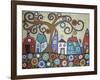 Folk Village-Karla Gerard-Framed Premium Giclee Print