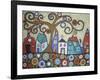 Folk Village-Karla Gerard-Framed Premium Giclee Print