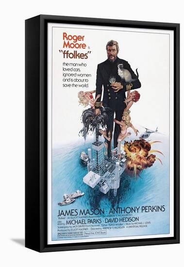 Folkes, (aka North Sea Hijack), Roger Moore, 1979-null-Framed Stretched Canvas