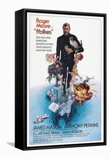 Folkes, (aka North Sea Hijack), Roger Moore, 1979-null-Framed Stretched Canvas