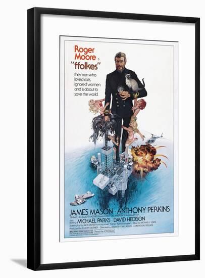 Folkes, (aka North Sea Hijack), Roger Moore, 1979-null-Framed Art Print