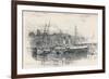 Folkestone Harbour, 1896, (1898)-Edward William Charlton-Framed Giclee Print