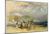 Folkestone Harbour and Coast to Devon, C.1830 (W/C and Gouache on Paper)-J. M. W. Turner-Mounted Giclee Print