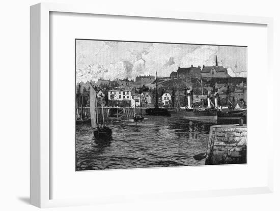 Folkestone Harbour-GL Seymour-Framed Art Print