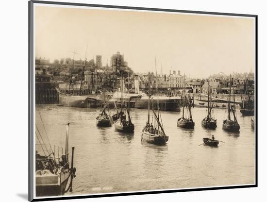 Folkestone, Kent: the Outer Harbour-null-Mounted Photographic Print