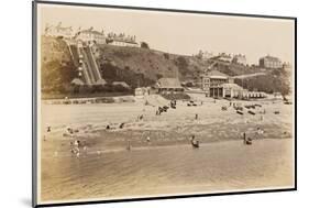 Folkestone, Kent: West Cliff-null-Mounted Photographic Print