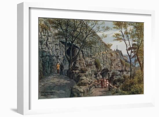 Folkestone, the Zig Zag Walk-Alfred Robert Quinton-Framed Giclee Print