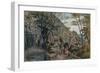 Folkestone, the Zig Zag Walk-Alfred Robert Quinton-Framed Giclee Print