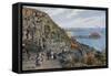 Folkestone, Zig Zag Path and Pier-Alfred Robert Quinton-Framed Stretched Canvas