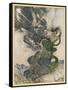 Folklore, Chimera-Arthur Rackham-Framed Stretched Canvas