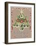 Folklore Christmas Tree Card-Cyndi Lou-Framed Art Print