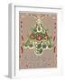 Folklore Christmas Tree Card-Cyndi Lou-Framed Giclee Print
