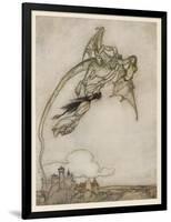 Folklore, Dragons-Arthur Rackham-Framed Art Print