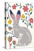 Folklore Hare-Emilie Ramon-Stretched Canvas