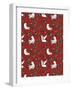 Folklore Mistletoe Doves Repeat-Cyndi Lou-Framed Giclee Print