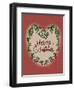 Folklore Mistletoe Wreath-Cyndi Lou-Framed Giclee Print