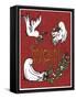 Folklore Peace On Earth Doves-Cyndi Lou-Framed Stretched Canvas