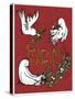 Folklore Peace On Earth Doves-Cyndi Lou-Stretched Canvas