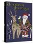 Folklore Santa-Cyndi Lou-Stretched Canvas