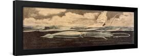Folklore, Sea Serpent-LR Brightwell-Framed Art Print