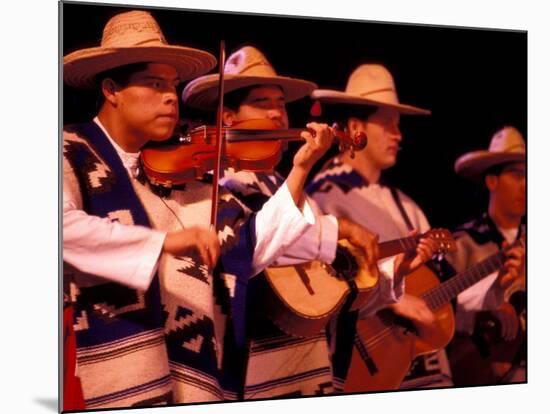 Folkloric Dance Show at the Teatro de Cancun, Mexico-Greg Johnston-Mounted Photographic Print