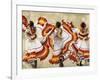 Folkloric Latin Dancers-Mark Chandon-Framed Giclee Print