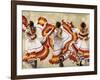 Folkloric Latin Dancers-Mark Chandon-Framed Giclee Print